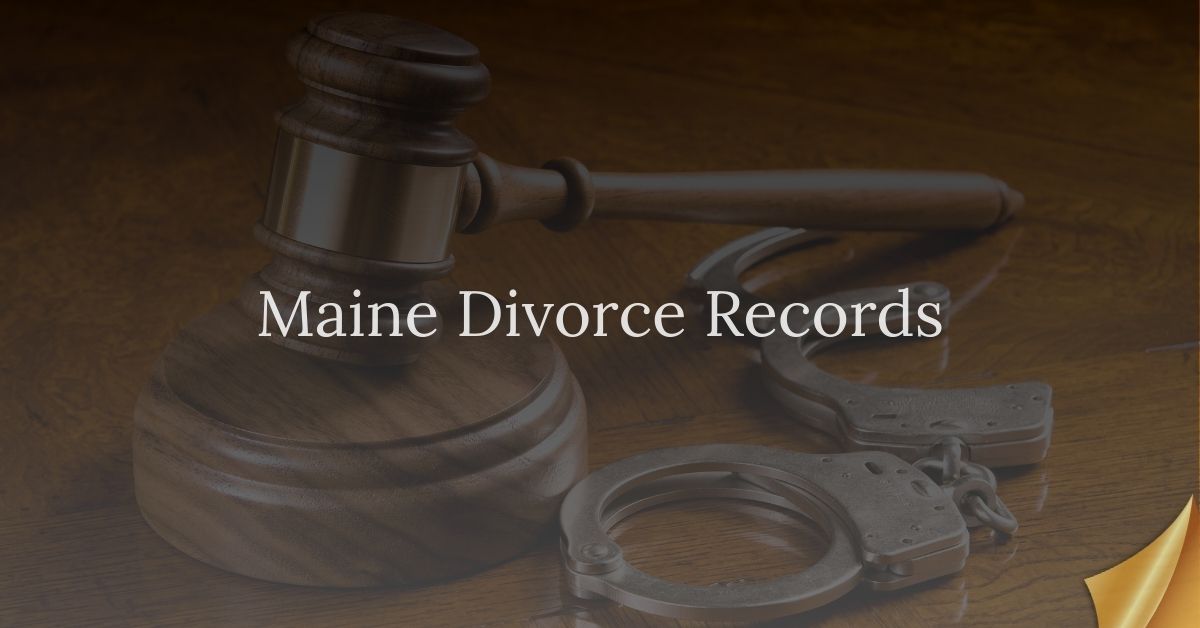 Maine Divorce Records