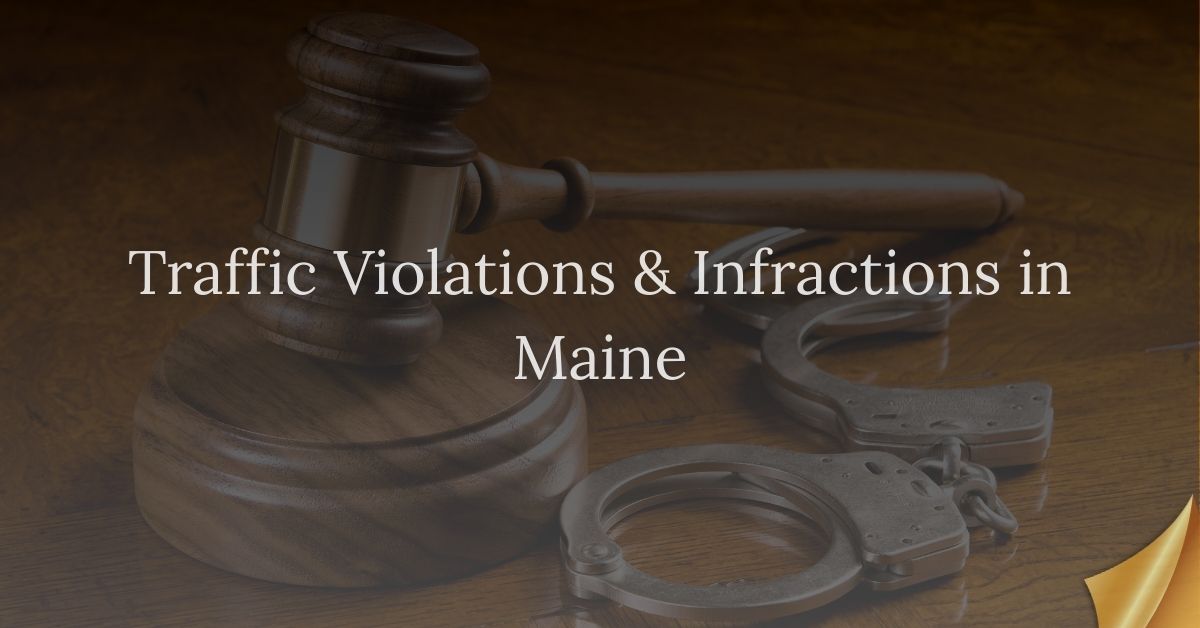 Traffic Violations & Infractions in Maine